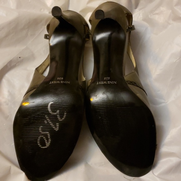 Nine West Leather Upper High Heel Shoes Size 6.5M - Picture 5 of 8